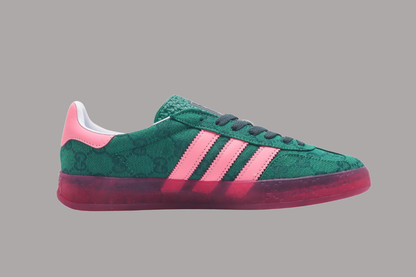 Gazelle Retro G-Monogram Green Pink Limited Edition