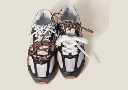 530 SL Runner – Deco’ Calf Leather & Suede Edition (Black / White)