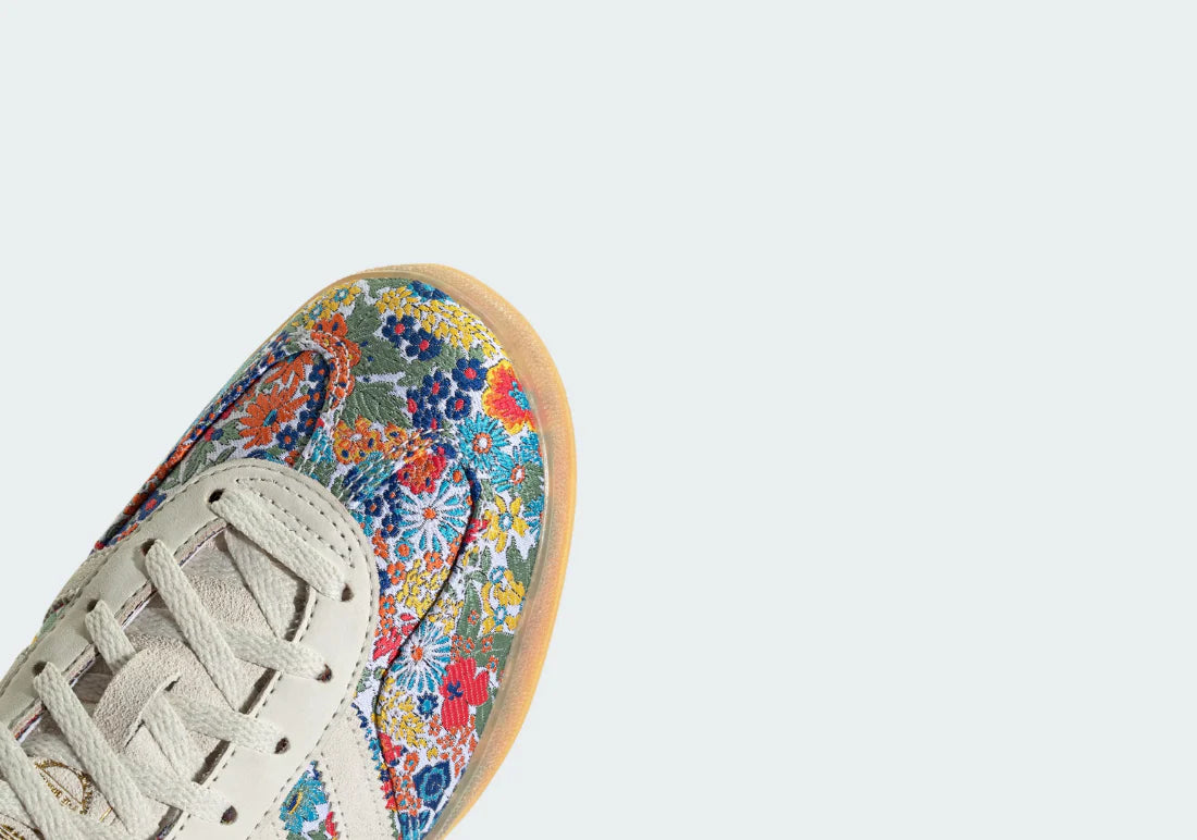 Samba OG- Liberty London Off White gum Collegiate Green